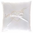 Coussin pour alliances Just Married or-0