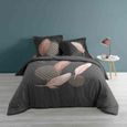 Housse de couette motif plume