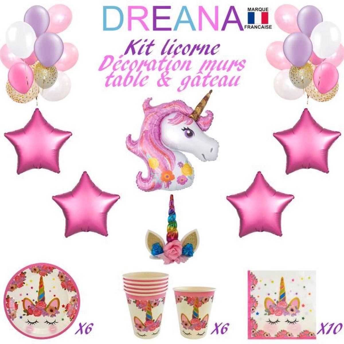 Decoration Pour Fete Anniversaire Fille Theme Licorne Ballons Dont 1 Licorne Geante Deco De Gateau Assiettes Gobelets Serviettes Achat Vente Deco De Fete Murale Cdiscount Decoration Pour Fete Anniversaire Fille Theme Licorne Ballons Dont 1 Licorne Geante Deco De Gateau Assiettes Gobelets Serviettes Achat Vente Deco De Fete Murale Cdiscount