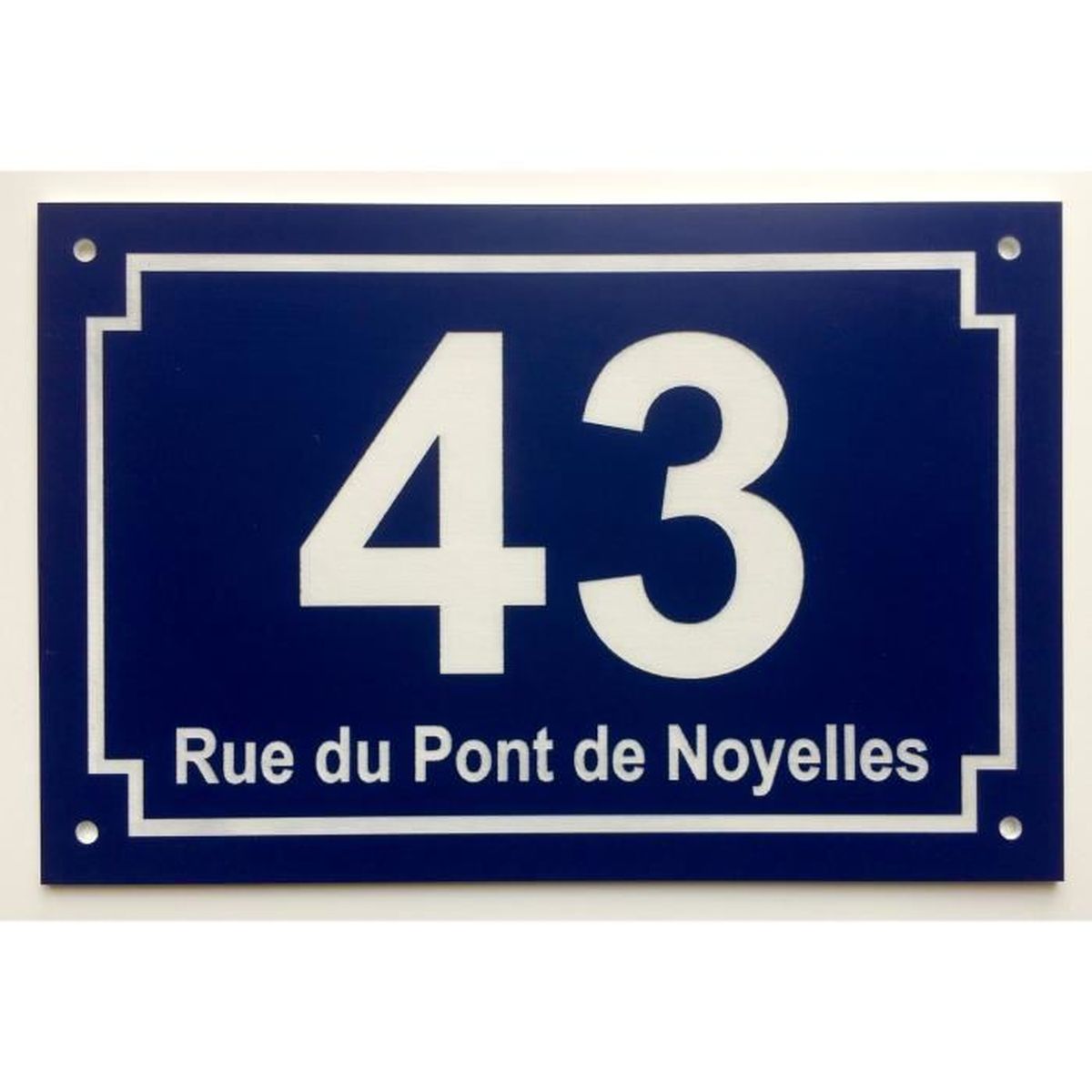 16 coloris disponibles Numéro de rue bronze Numéro de maison chiffres et lettres adhésifs découpés Chiffre 7 Hauteur 8 cm 