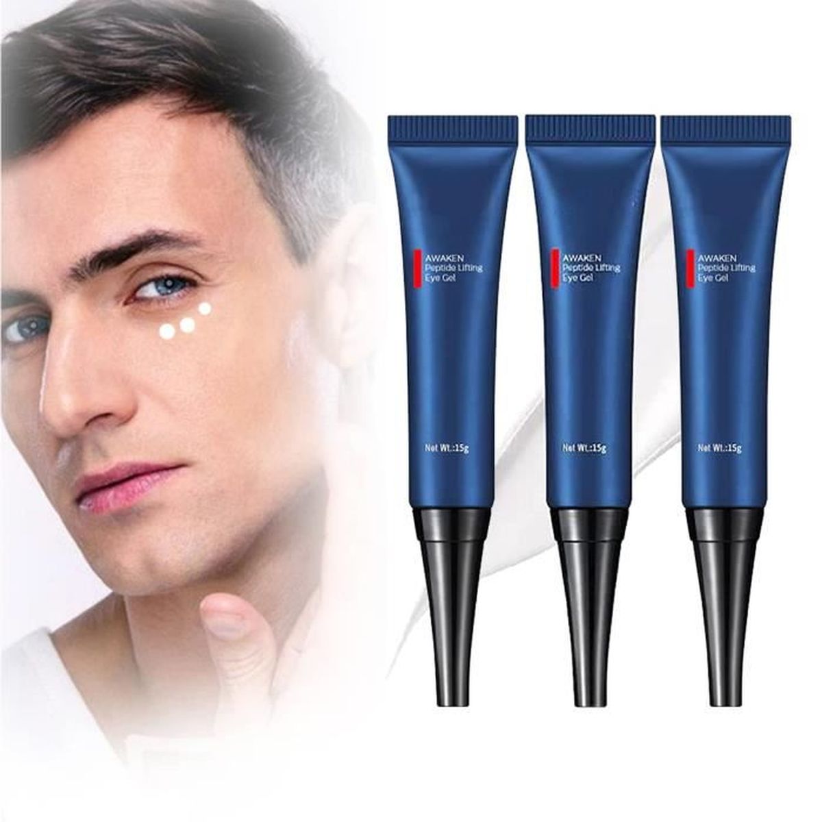 Openeyes Awaken Peptide Lifting Eye Gel, Depuffing Eye Gel Reduces