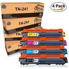 BRAND FITU WORK 1 x Remplacement compatible pour Brother TN241 TN245 Cartouche de toner travaillée pour Brother DCP-9020CDW DCP-9015CDW HL