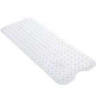 KENLUMO Tapis de Bain Antiderapant de Sécurité 100 x 40 cm Anti Glisse Tapis pour Baignoires et Douches,Blanc