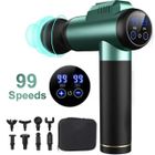 IFANZE Pistolet de Massage Musculaire avec 99 Vitesses et 8 Têtes de Massage 2500mAh Écran Tactile LED Massage Gun Pour Soulager Douleurs