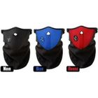 GNS FASHION Tour de cou masque polaire ski, moto X 2 (Noir)