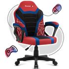 Chaise Gaming HUZARO Ranger 1.0 Spider Mesh pour enfants - Rouge - Hauteur Réglable - Accoudoirs Moelleux