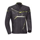 Blouson moto Ixon slash light - noir/blanc/jaune - M