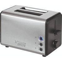Bomann Noir/Inox Toaster automatique Grille-pain automatique-750/850 W 1371 CB, 850 W
