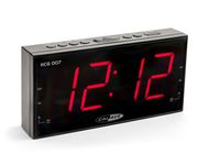 Réveil numérique Caliber HCG007 avec radio FM et double alarme - Noir