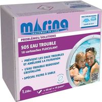 SOS Eau trouble Floculant cartouche Marina - 1,25kg