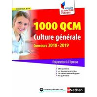 Livre - QCM ; culture générale ; pour les concours de la fonction publique ; catégorie A, B, C (édition 2017)