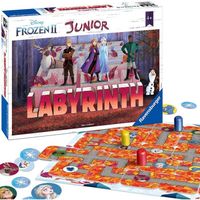 Ravensburger - Labyrinthe Junior - Disney La Reine des neiges 2 - Jeu de societe enfant - Jeu de reflexion - Des 4 ans - 2041