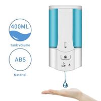400ml Distributeur automatique de savon mural Induction infrarouge Distributeur de savon liquide intelligent