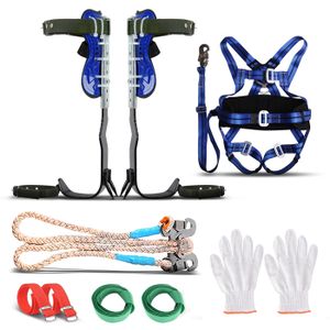 Harnais De Sécurité 5 Points Pour Travaux En Hauteur – Construction, Toiture, élagage | Sangles Ajustables, 200 Cm De Corde, 2550g | Pour Hommes, Escalade, Chasse, Travaux Dangereux