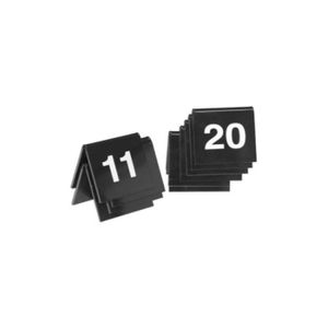 iFCOW Lot de 10 étiquettes de tableau noir durable pour numéros de table de mariage dîners facile à transporter