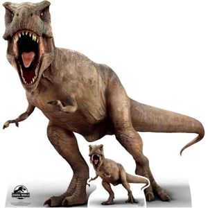 AFFICHE - POSTER Figurine en carton JURASSIC WORLD T-Rex officiel J