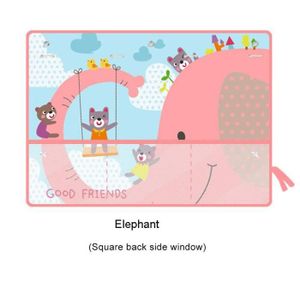 PARE-SOLEIL Rideau de pare-soleil universel pour fenêtre latérale de voiture, pare-soleil d'été réglable pour bébés et e Elephant