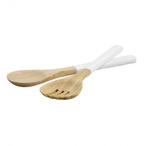 Bruno Evrard Couverts /à Salade en Bambou Vert 30cm Baya