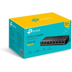 SWITCH - HUB ETHERNET  Switch Gigabit TP-Link LS1008G Ethernet 8 Ports 10