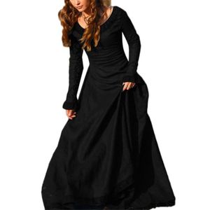 ROBE Robe Manches Longues Femme Halloween Renaissance M