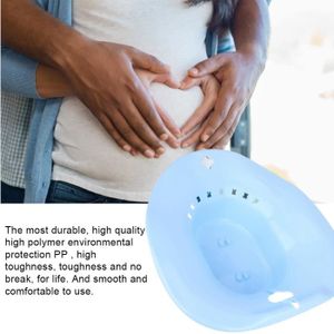 BIDET Bidet pour hémorroïdes et femmes enceintes QQMORA - Bassin assis pour salle de bain - Couleur bleue