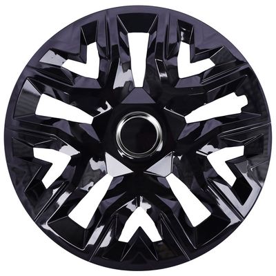 Lot De 4 Enjoliveurs Drift Extra Blanc/Noir 16 Pouces - ABS Incassable