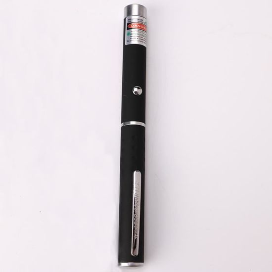 Stylo Pointeur Laser Cyan 488nm - Classe 1 Sécurité - Fonctionne Avec 2 Piles AAA (fournies) - Portable