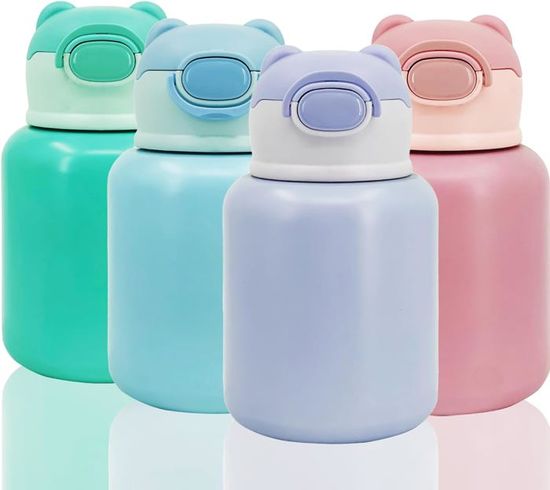 Baagl Gourde Anti-fuite Pour Enfants, 700 Ml, Bouteille D'école Et De Sport, Pour Garçons Et Filles, Bouteille Polyvalente Et Pratique, Avec Couvercle Verrouillable, Bleu Océan