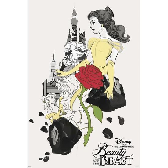 ABYstyle - Disney - La Belle et la Bête - Poster - Affiche de Film (91,5x61 cm)