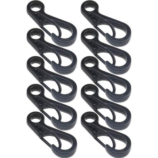 Niaciswe Lot De 30 Mousquetons Rond – Anneaux à Ressort Alliage Zinc 28mm, 3 Couleurs (Or/Argent/Noir)