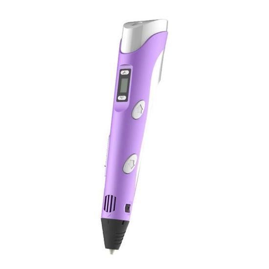 fonctionnement sans fil rechargeable et vitesse réglable cadeaux pour enfants. jouets de bricolage créatifs adaptés à lartisanat et à la modélisation stylo à colle thermofusible OBEST Stylo 3D 