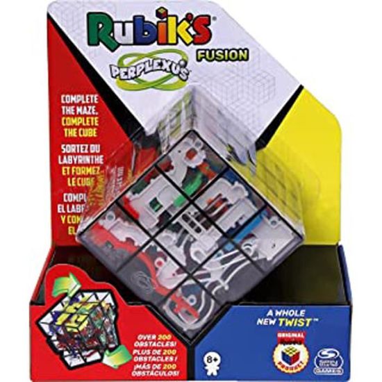 Perplexus – Labyrinthe Junior Et Rubik'S Cube – Jeu De Casse-Tête Perplexus Rubik'S 3X3 – Jouet Hybride Labyrinthe 3D Et Rubik'S C