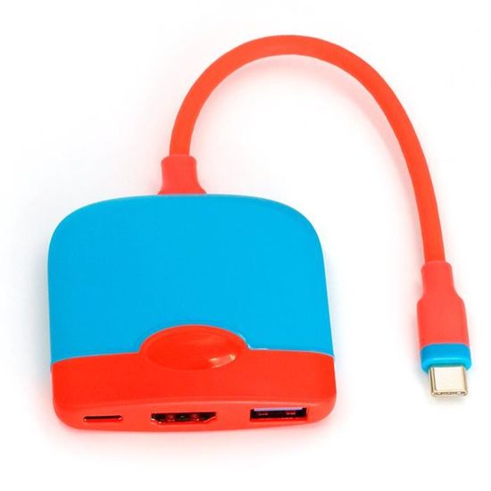 Jeux vidéo,Station d'accueil TV Nintendo Switch,support de charge  Portable,adaptateur HDMI 4K,avec Port USB - Type First generation -  Cdiscount
