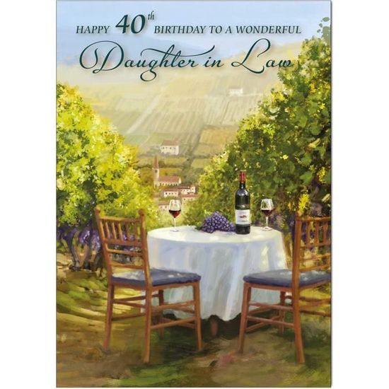 Belle-fille Carte D'anniversaire Carte D'anniversaire Drôle Pour Belle-fille Fils Femme Cadeaux Famille Joyeux Anniversaire Complément