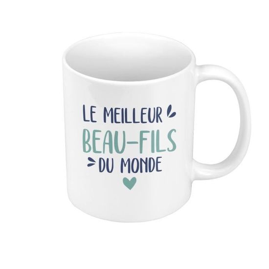 Mugs Et Tasses à Café : Mug Personnalisable En Céramique - Meilleur Beau Papa - 33 Cl, Céramique - Imprimé En France