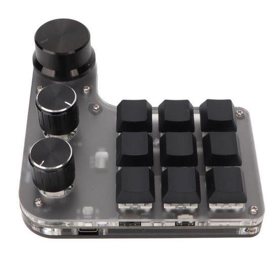 Clavier Mini Mécanique 2 Touches Programmable - RGB, Macro, Compatible Windows/Linux/Mac - Pour Gaming, Travail, OSU