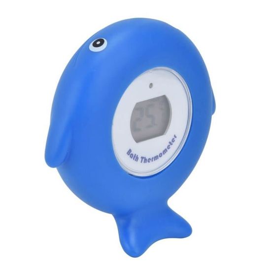 Fdit thermomètre de douche de bébé Thermomètre électronique de bain de bébé Jauge de température de douche d'affichage à
