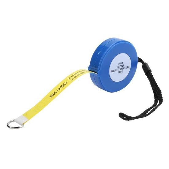 Mètre ruban à mesurer la taille et le poids des chevaux, en PVC, petit et portable, outil de mesure du buste et du poids pour chevaux à la ferme (250 cm de Mètre ruban à mesurer la taille et le poids des chevaux, en PVC, petit et portable, outil de mesure du buste et du poids pour chevaux à la ferme (250 cm de