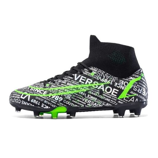Chaussures De Football Pour Hommes Et Enfants – Simili Cuir, Semelle Synthétique, Taille UK 1 à 12