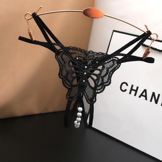 Culotte-slip,String Sexy à Dos Ouvert Pour Femmes,sous-vêtements