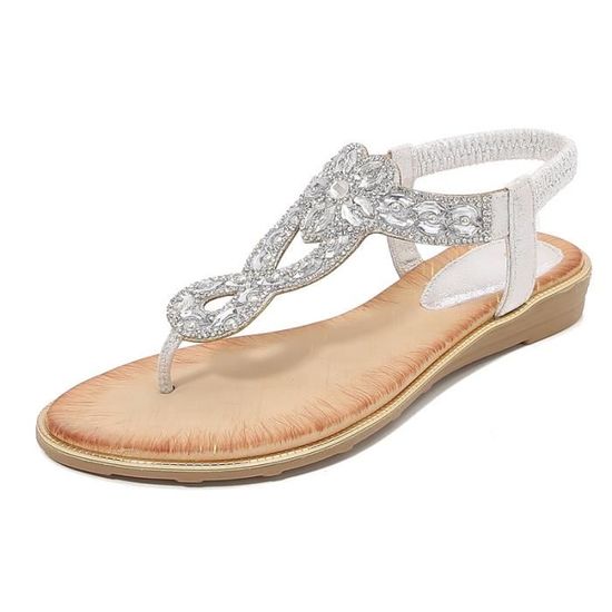 MINITOO Chaussures Danse Latine Femme Maille Et Paillettes - Sandales Talon Réglable L511