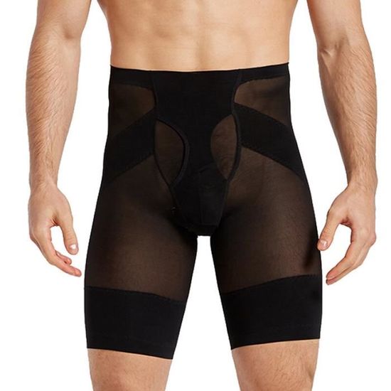 Boxer Gainant Homme - Contrôle Du Ventre, Taille Haute - Sous-vêtements Fonctionnels De Compression - 12