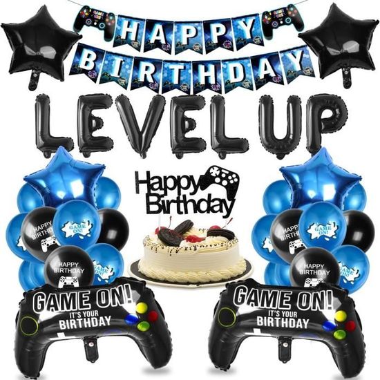 Décorations pour anniversaire gamer jeux videos Décorations pour anniversaire gamer jeux videos