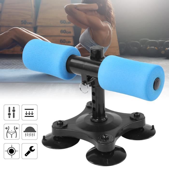 Barre d'Exercice de Redressement Assis Machine Abdominale de Fitness Assistant Équipement(Bleu )-CHD