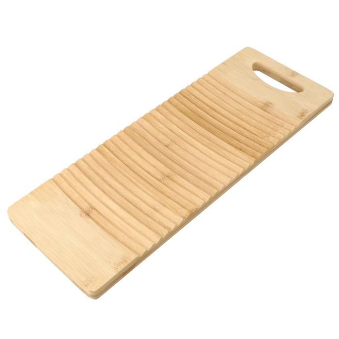 HURRISE Planche de lavage Planche à laver en bois épaissir des ménages planche à laver le linge accessoires de nettoyage de