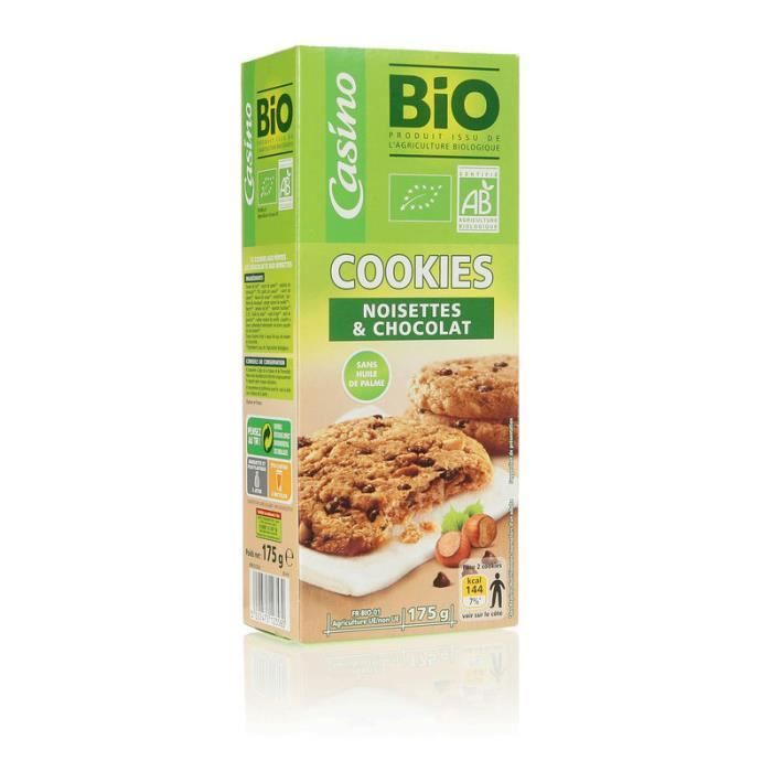 Cookie Chocolat noisette bio 175g