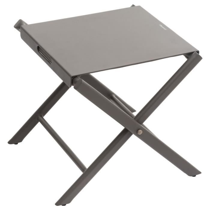 Table basse de jardin Melbourne - Pliante - Marron noisette et tonka