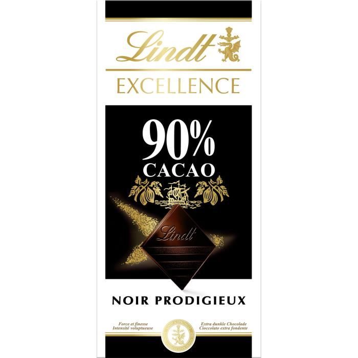 LINDT Tablette chocolat noir - 100 g