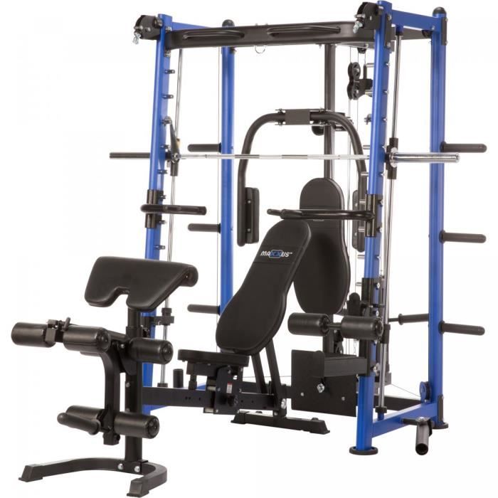 MAXXUS Multipresse 9.1 Smith machine avec banc de musculation et systeme de poulie
