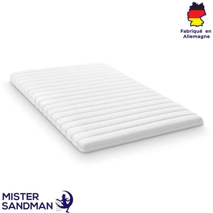 Surmatelas 180x200 cm mousse confort house premium surmatelas ferme et moelleux pour un sommeil réparateur épaisseur 5 cm